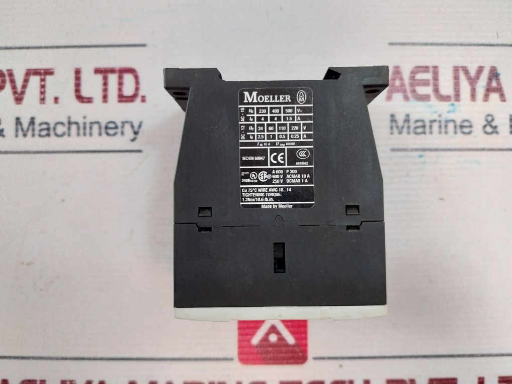 Moeller Dil A-22 Contactor Relay 600 V Ac Max 10 A