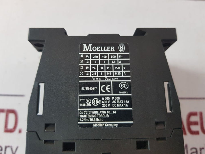 Moeller dil a-xhi04/dil a-40 dil m12-xspv 130 auxiliary contactor