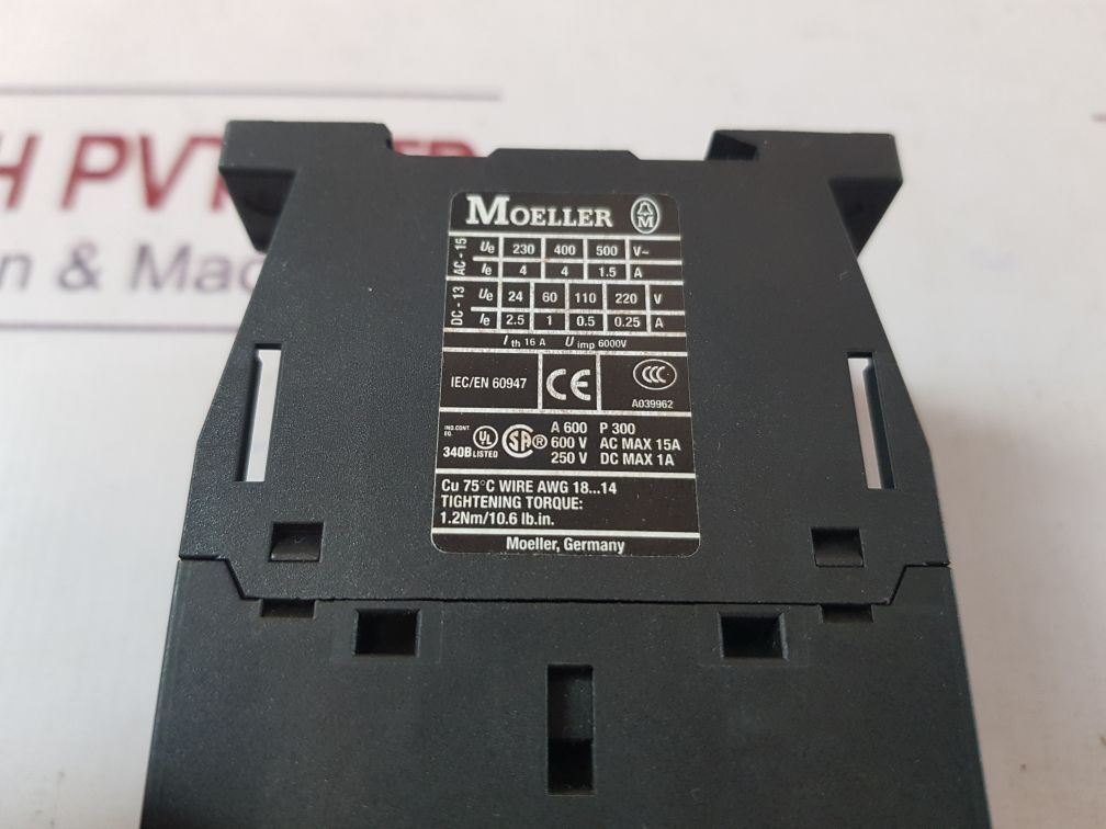 Dil A-40 Moeller Dil A-40 With Dil A-xhi22 Contactor Block