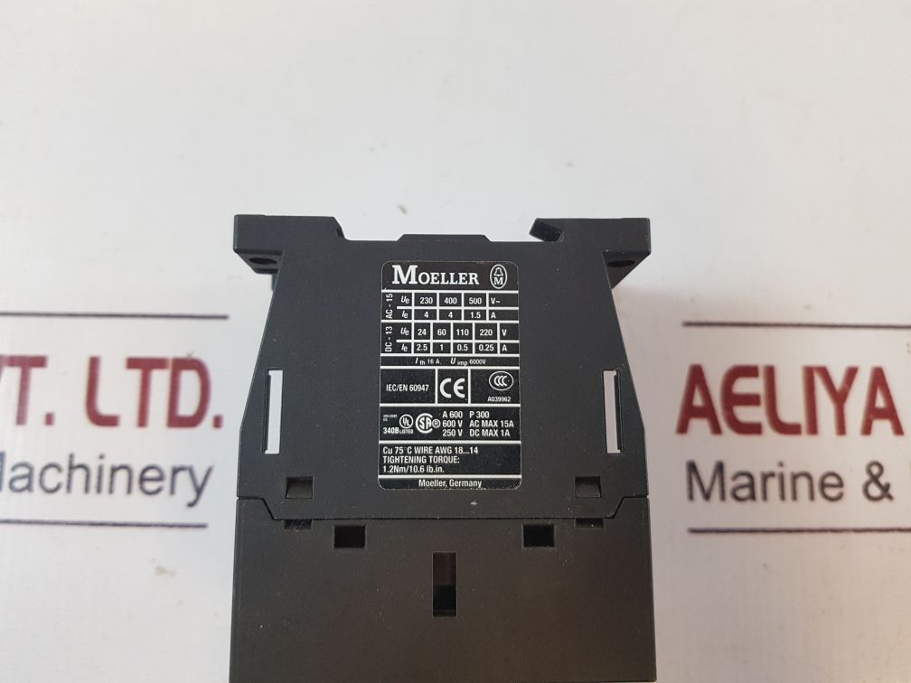Moeller Dil A-xhi22 Contactor With Dil A-40 Relay Free Shipping
