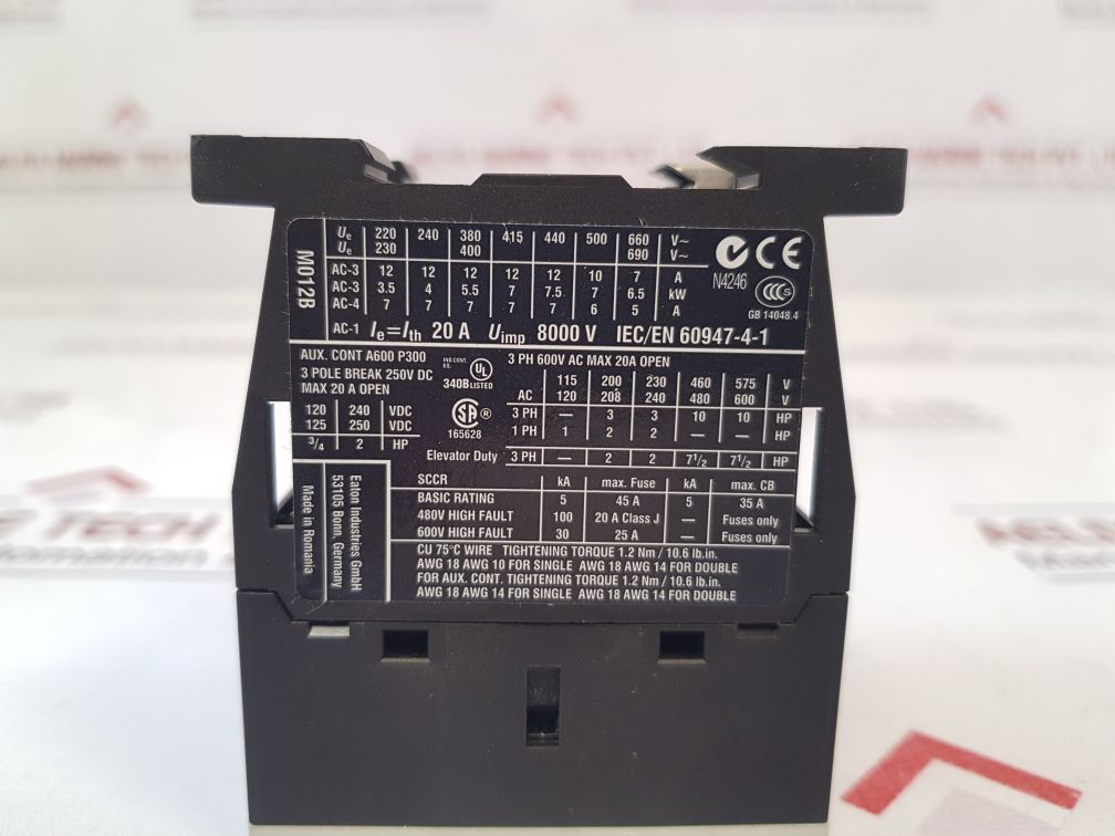 Moeller Dil M12-01 3-pole Contactor