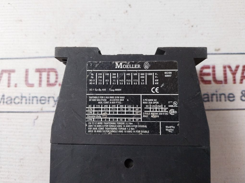 Moeller Dil M25-10 Contactor