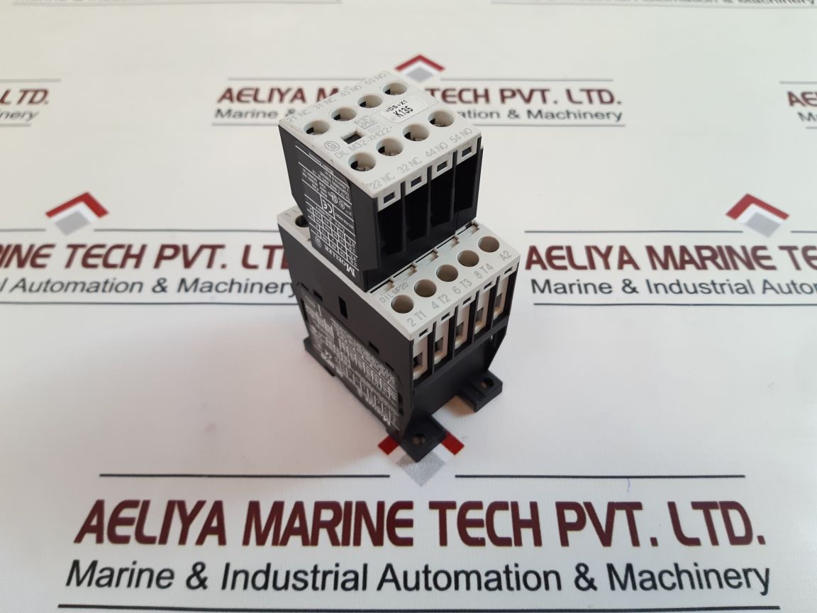 Moeller Dil M32-xhi22 Contactor With Auxiliary Block Dil Mp20