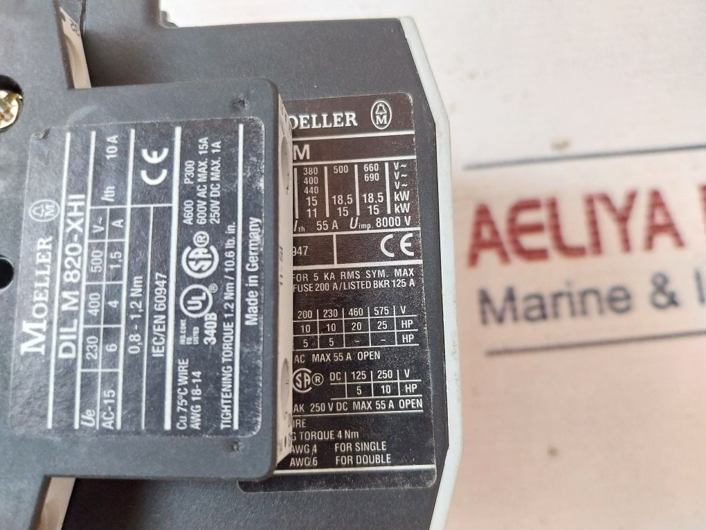 Moeller Dil M 820-xhi Contactor