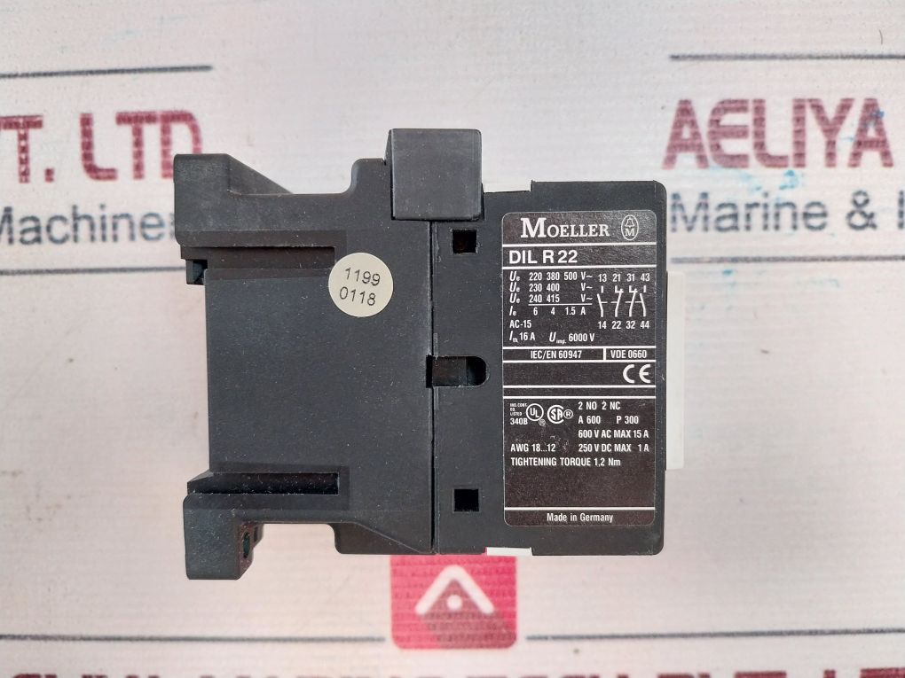 Moeller Dil R22 Auxiliary Contact Relay
