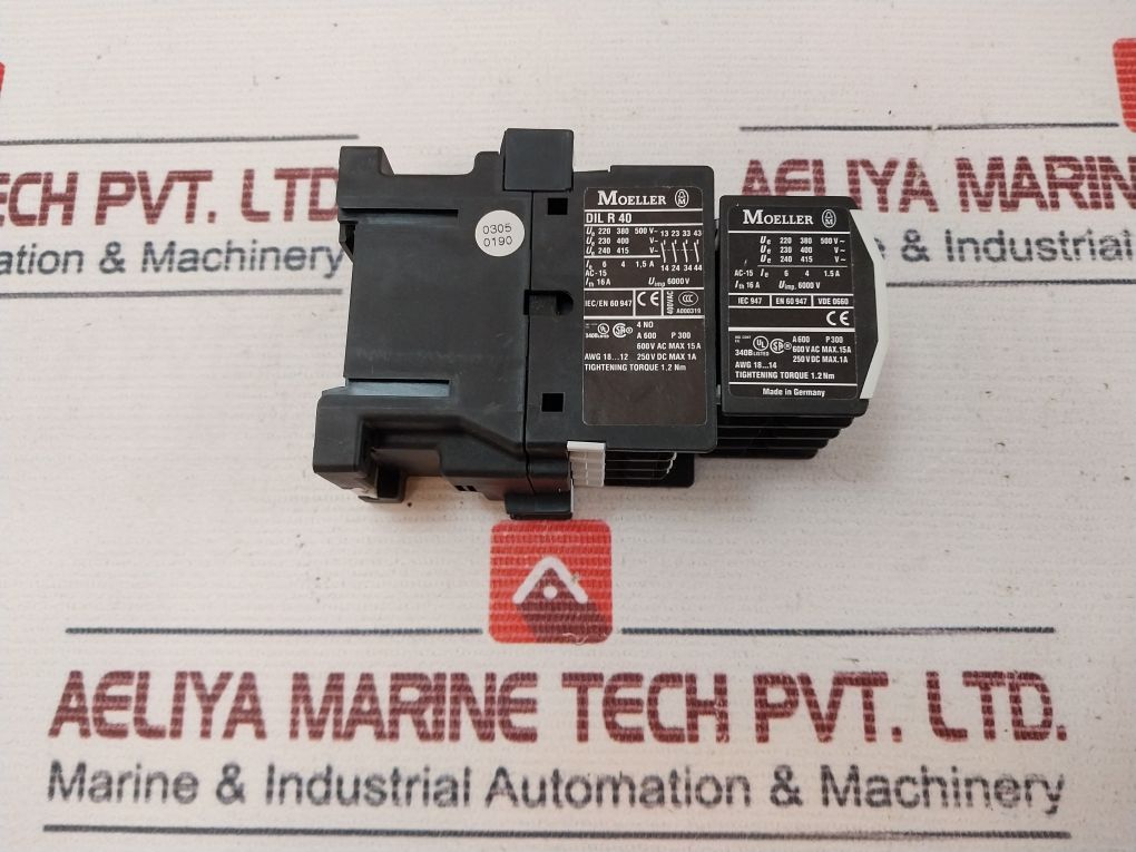 Moeller Dil R 40 Contactor 400Vac 16A