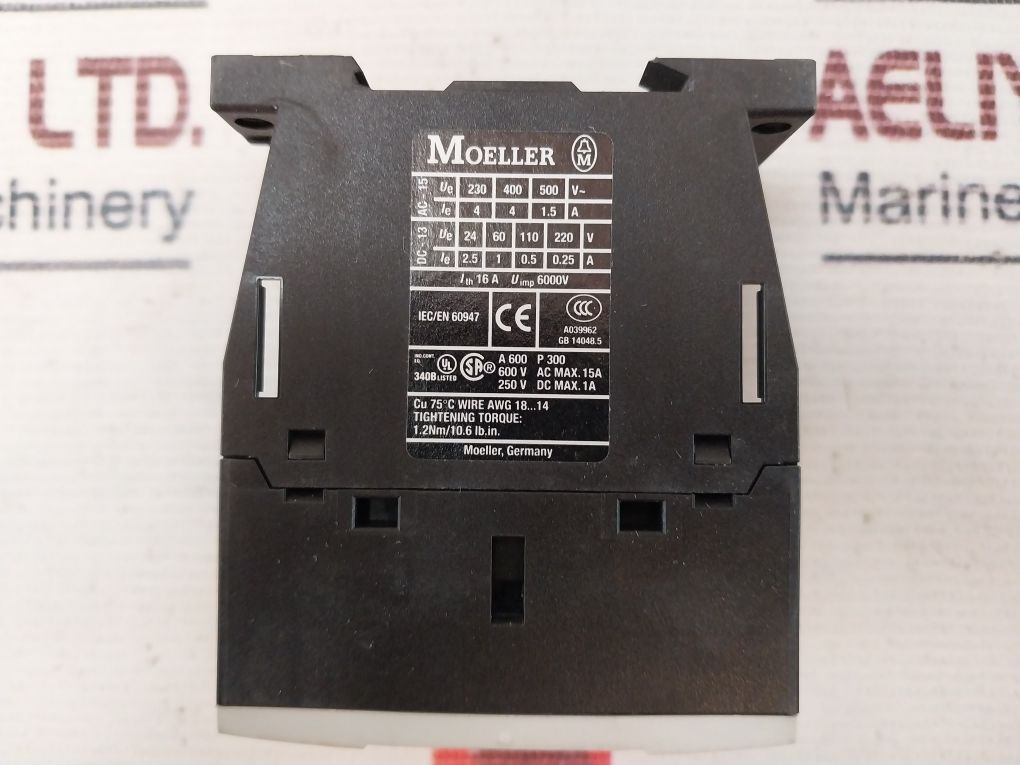 Moeller Dila-40 Contactor Relay 230V50Hz/240V60Hz 16A