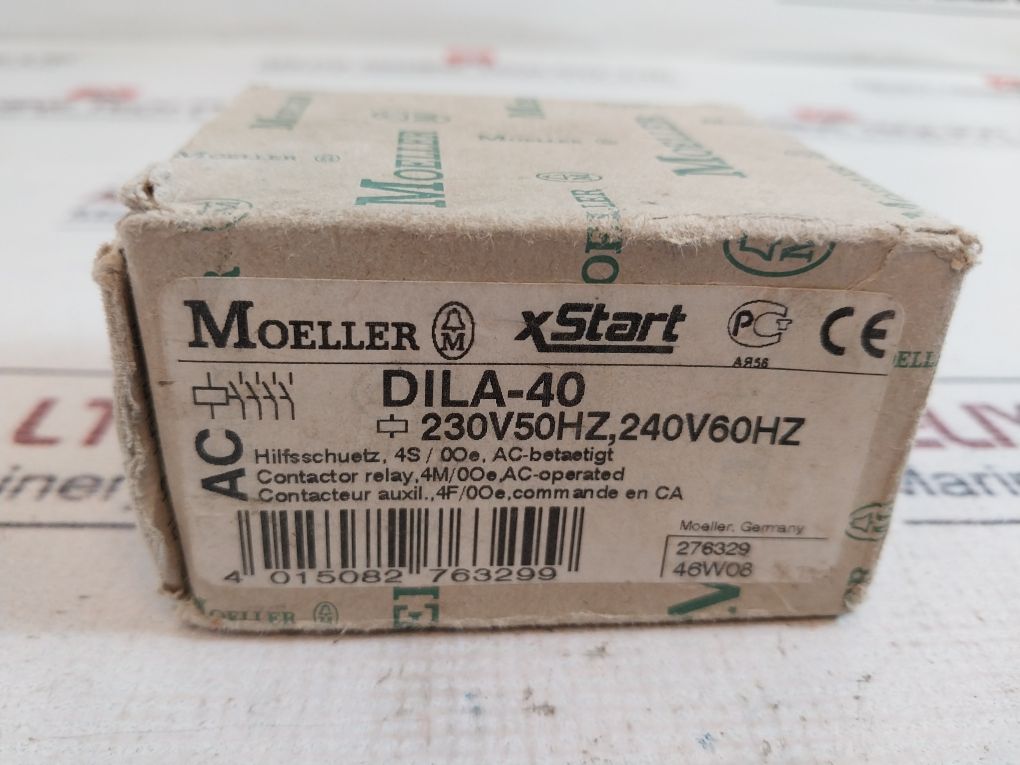 Moeller Dila-40 Contactor Relay 600V Ac