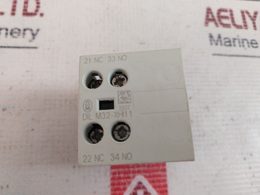 Moeller Dilm32-xhi11 Auxiliary Contact Block 600V Acmax 10A