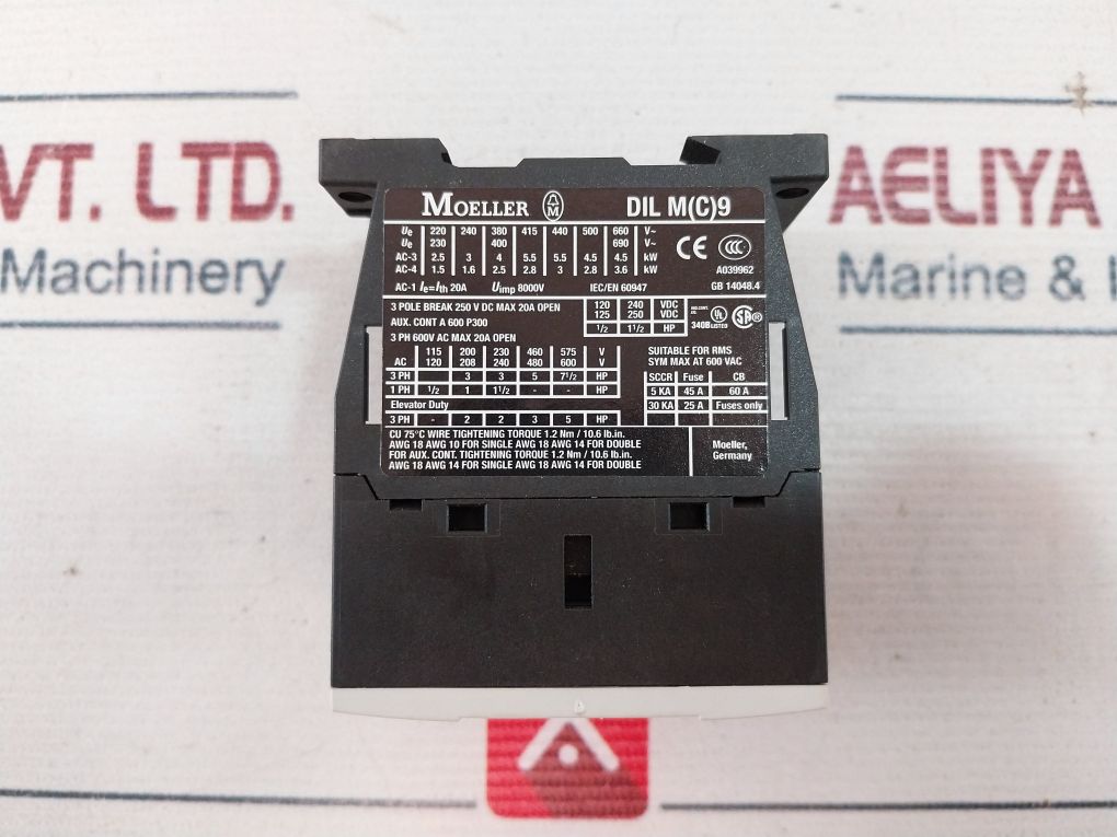 Moeller Dilm9-10 Contactor