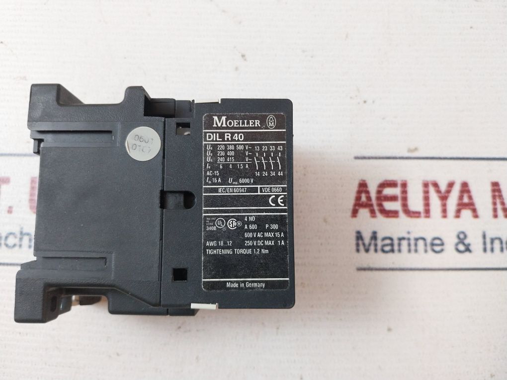 Moeller Dilr40 Contactor Relay