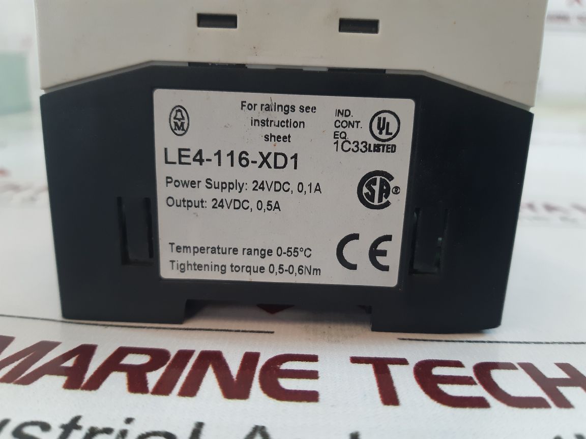 Moeller/Noris Em4-201-dx2 Digital Input/Output Module Le4-116-xd1