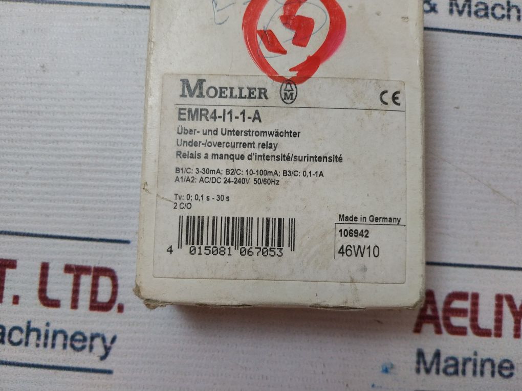 Moeller Emr4-i1-1-a Current Rms Monitoring Relay – Aeliya Marine Tech®
