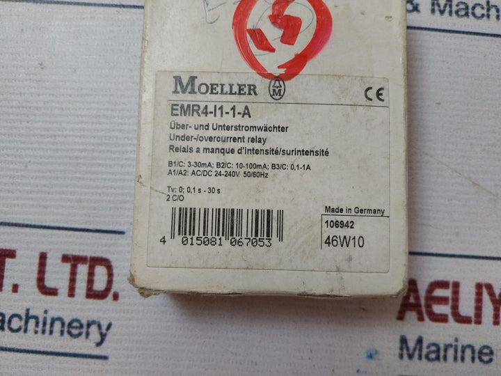 Moeller Emr4-i1-1-a Current Rms Monitoring Relay