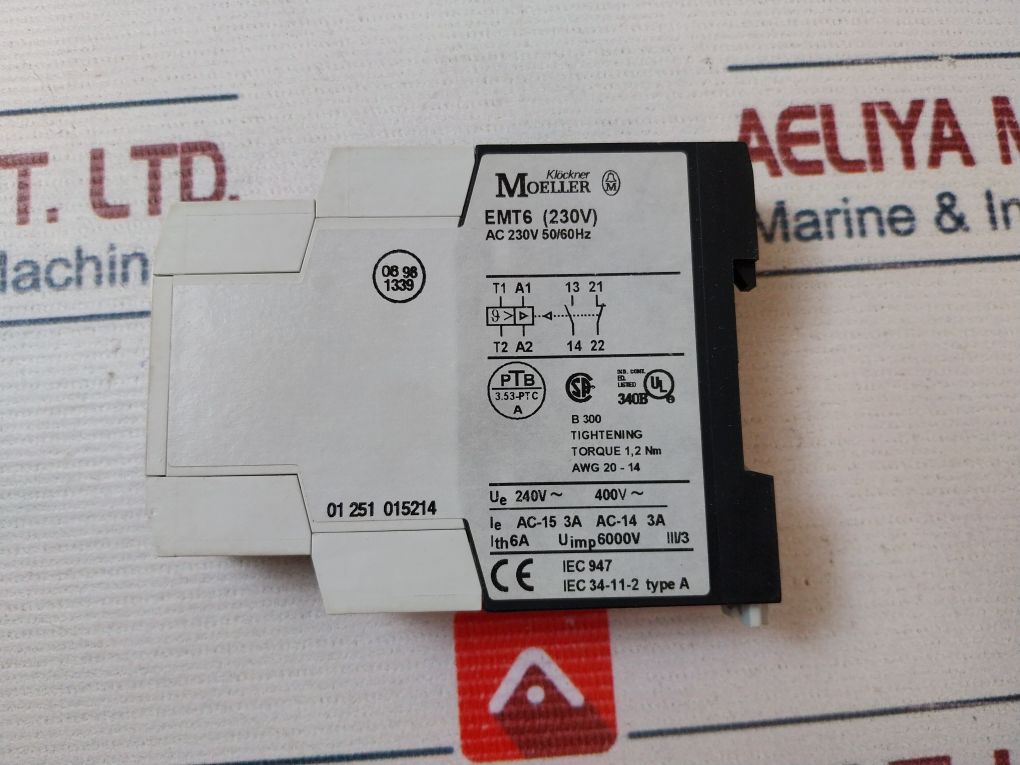Moeller Emt6 (230V) Thermistor Overload Relay 50/60Hz