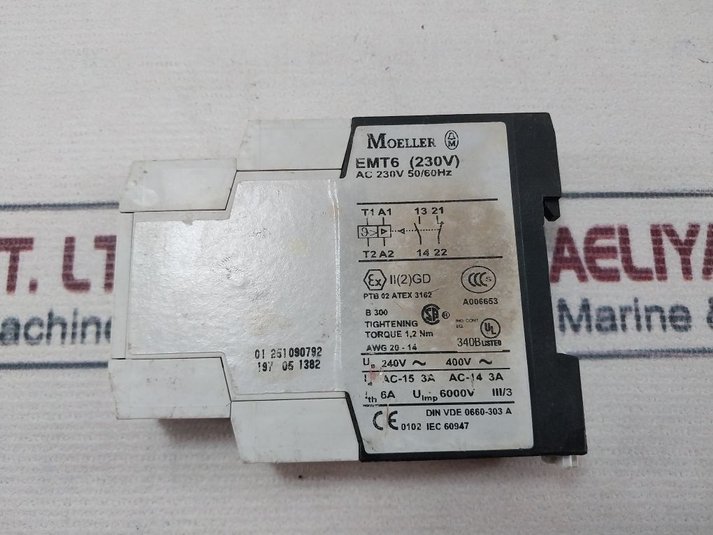 Moeller Emt6 (230V) Thermistor Overload Relay 3A