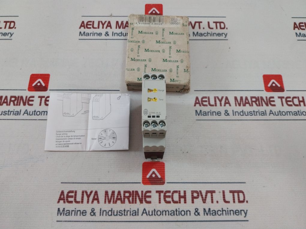Moeller Etr4-11-a Electronic Timing Relay Dc 24…240V