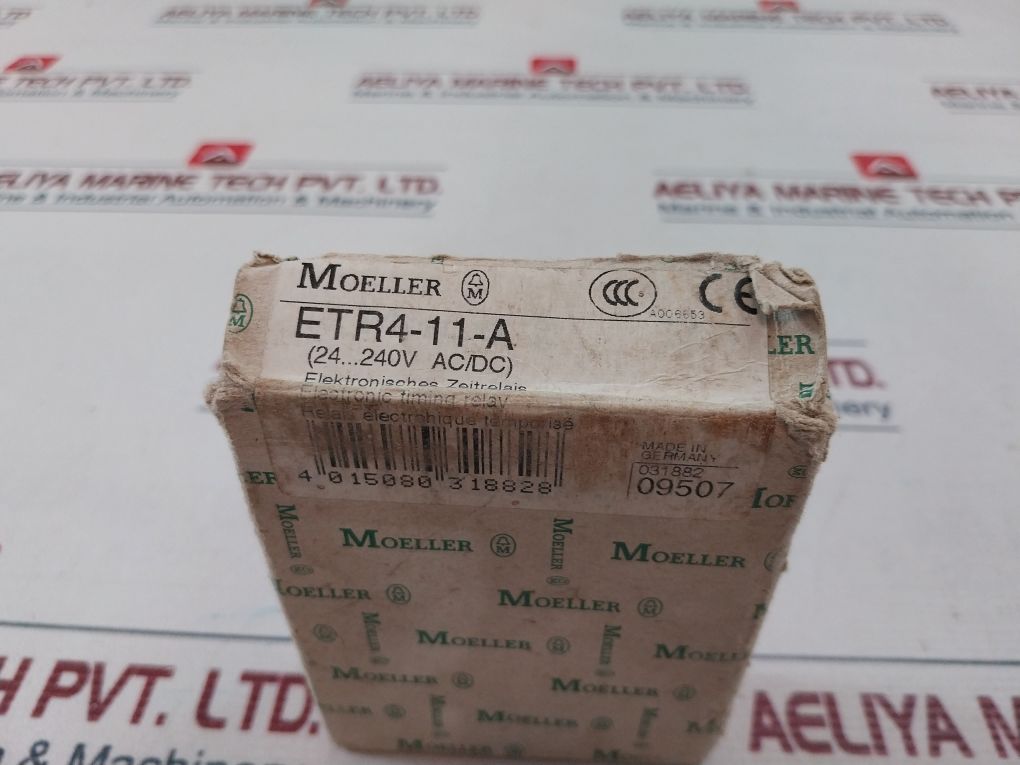 Moeller Etr4-11-a Electronic Timing Relay Dc 24…240V