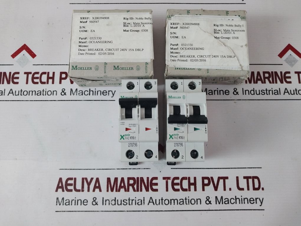Moeller Faz-k16/2 Miniature Circuit Breaker