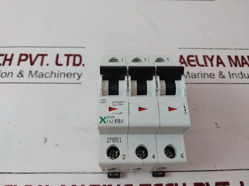 Moeller Faz-k16/3 Miniature Circuit Breaker 278911