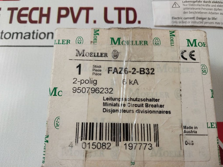 Moeller Faz6-2-b32 Miniature Circuit Breaker