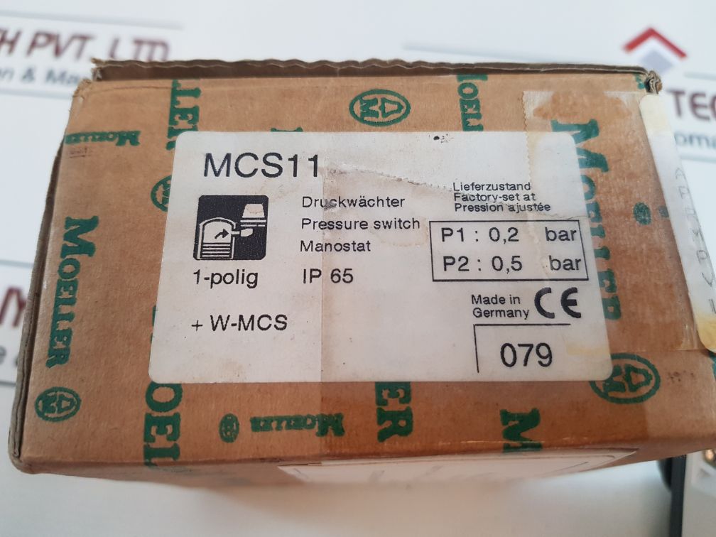 Moeller Mcs 11 Pressure Switch