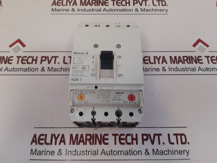 Moeller Nzm B1-a160 Circuit Breaker With Nzm 1
