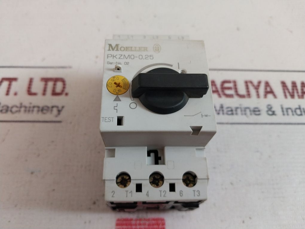 Moeller Pkzm0-0,25 Motor Protective Circuit Breaker 0.16-0.25A