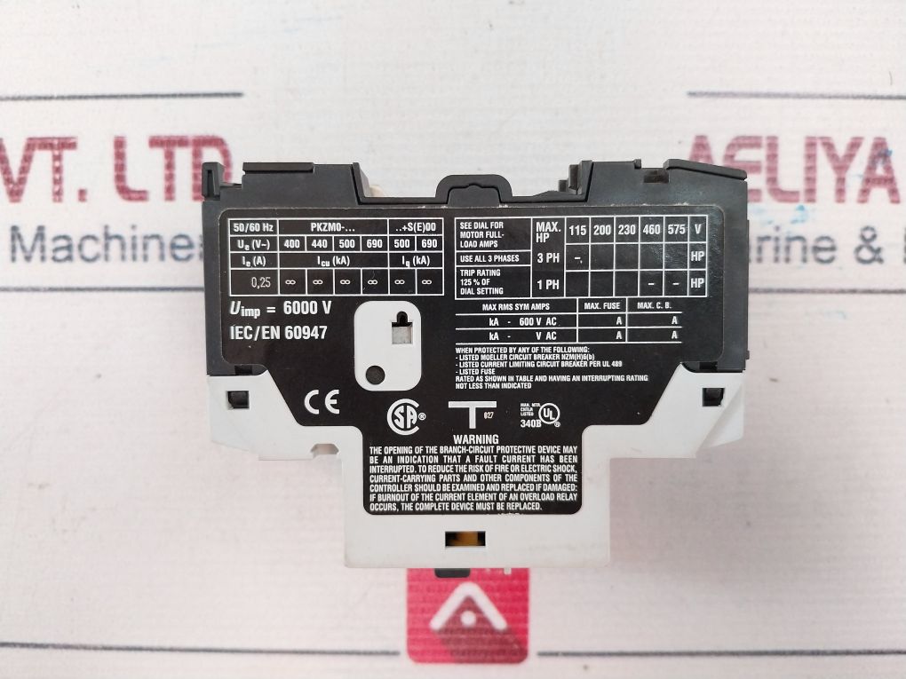 Moeller Pkzm0-0,25 Motor Protective Switch