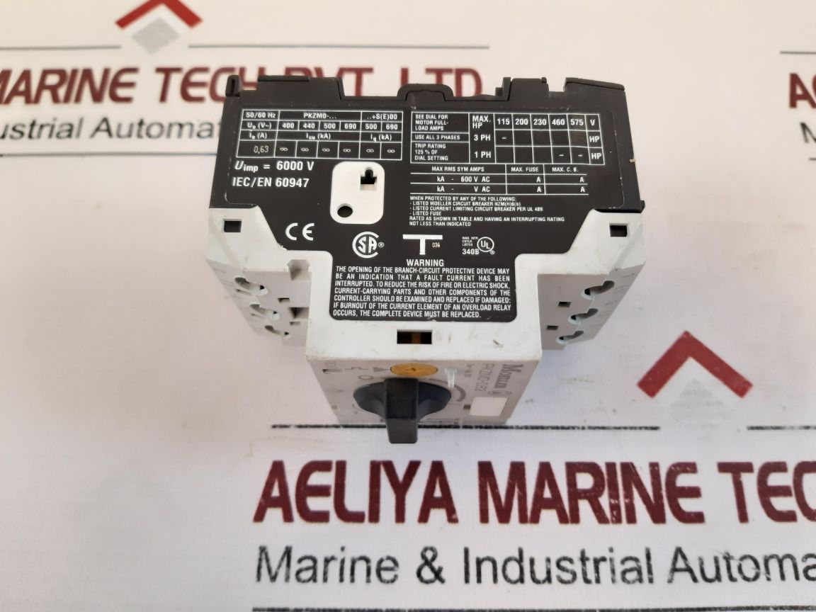 Moeller Pkzm0-0,63 Protective Circuit Breaker 