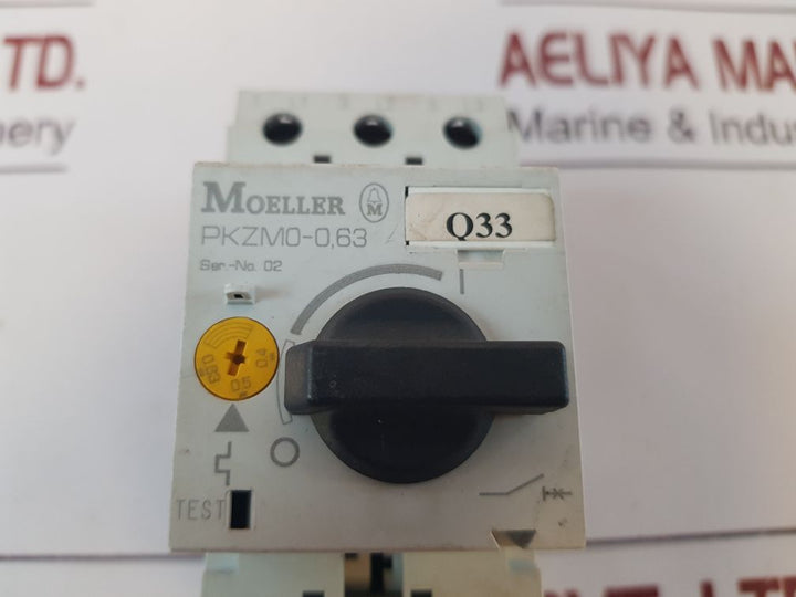 Moeller Pkzm0-0,63 Manual Motor StarterCircuit Breaker