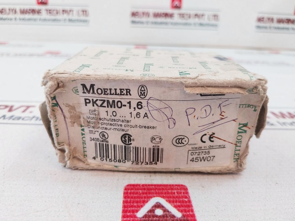Moeller Pkzm0-1,6 Motor-protective Circuit-breaker 50/60 Hz
