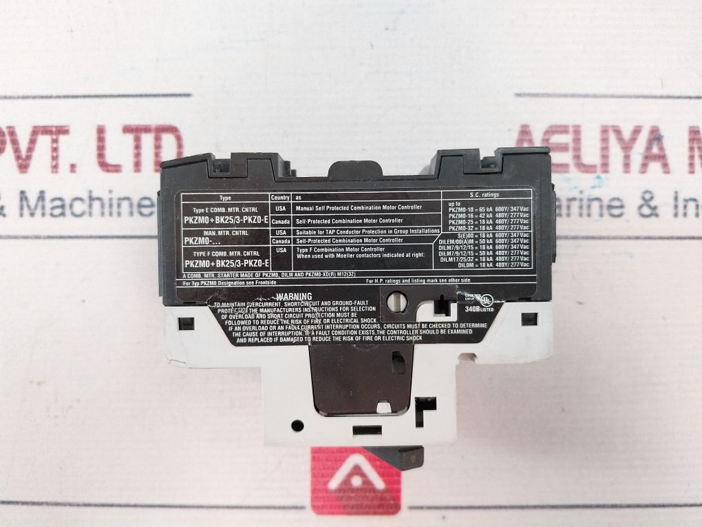 Moeller Pkzm0-1,6 Motor-protective Circuit-breaker 50/60 Hz