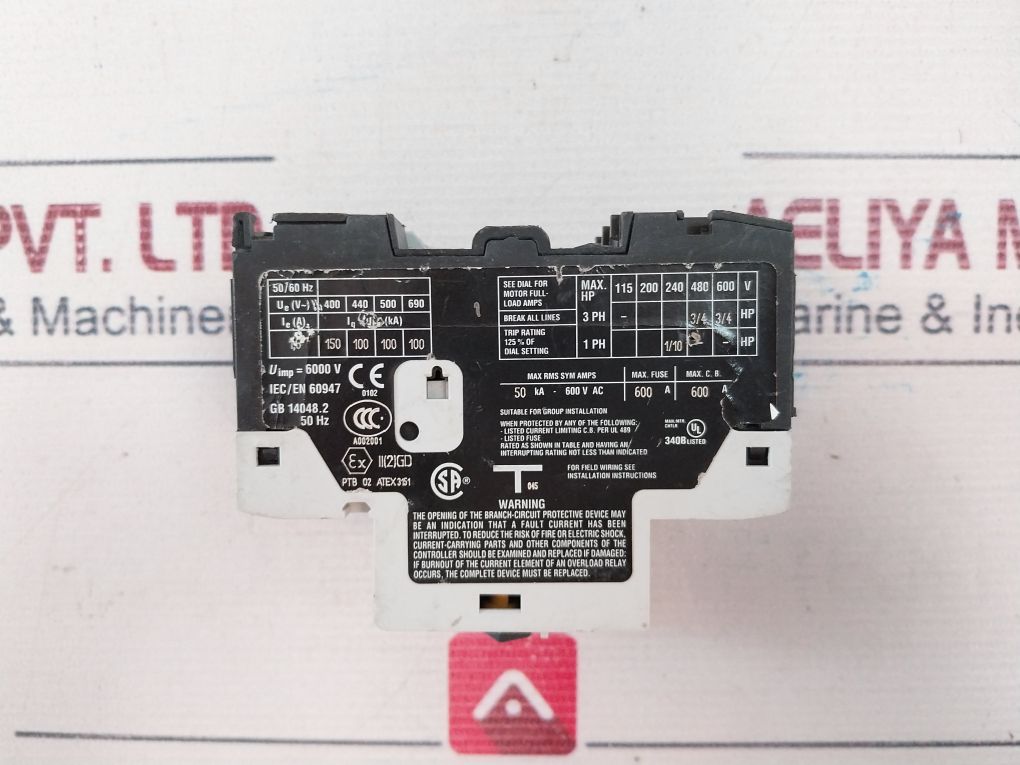 Moeller Pkzm0-1,6 Motor-protective Circuit-breaker 50/60 Hz