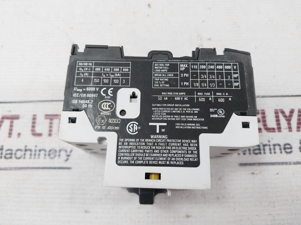 Moeller Pkzm0-4 Motor-protective Circuit-breaker 50Hz