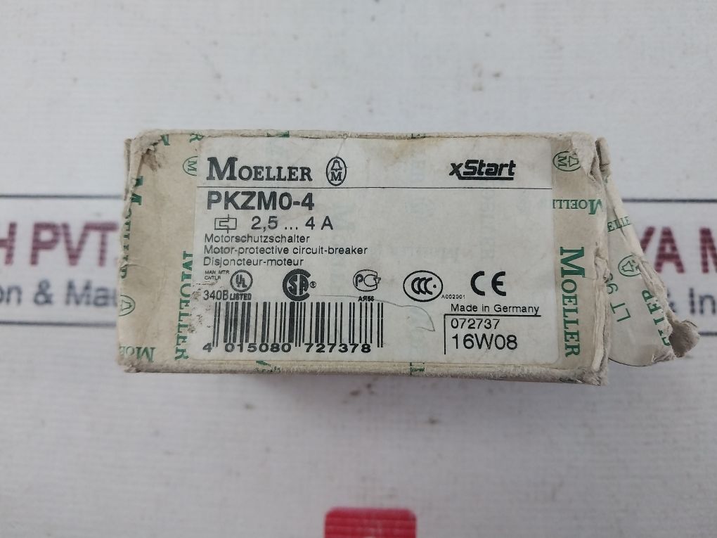 Moeller Pkzm0-4 Motor-protective Circuit-breaker 50Hz