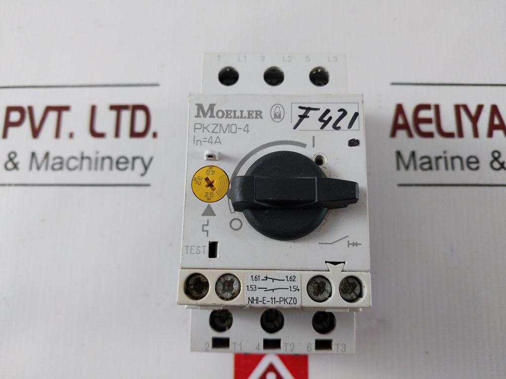 Moeller Pkzm0-4 2.5-4.0 Manual Motor Starter 4000V
