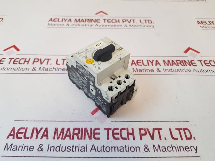 Moeller Pkzm0-6,3 Manual Motor Starter With Nhi11-pkz0 Auxiliary Contactor
