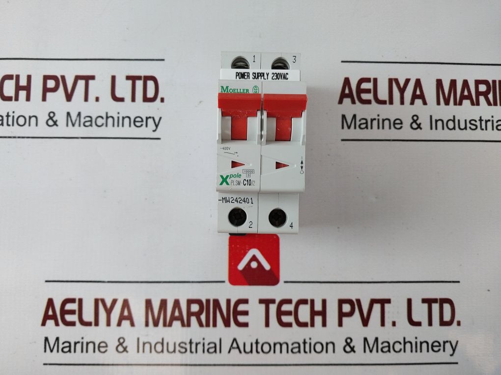 Moeller Plsm-c10/2-mw Circuit Breaker