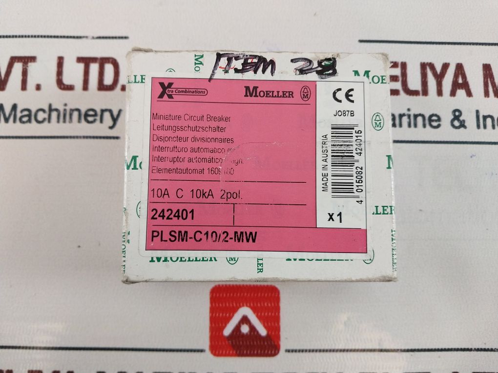 Moeller Plsm-c10/2-mw Miniature Circuit Breaker