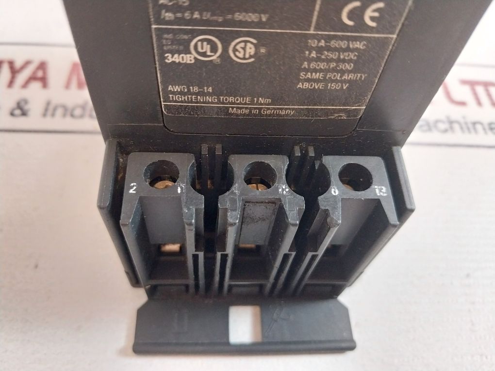 Moeller Se1A-g-pkz 2 High-capacity Contact Module 24V Dc