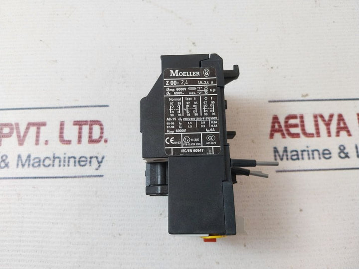 Moeller Z00-2,4 Motor Overload Relay