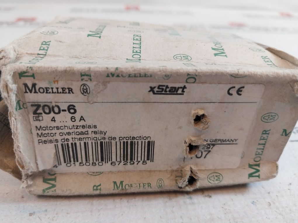 Moeller Z00-6 Motor Overload Relay