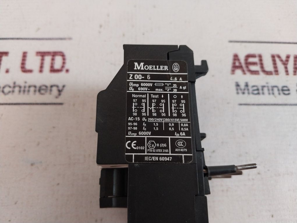 Moeller Z00-6 Motor Overload Relay