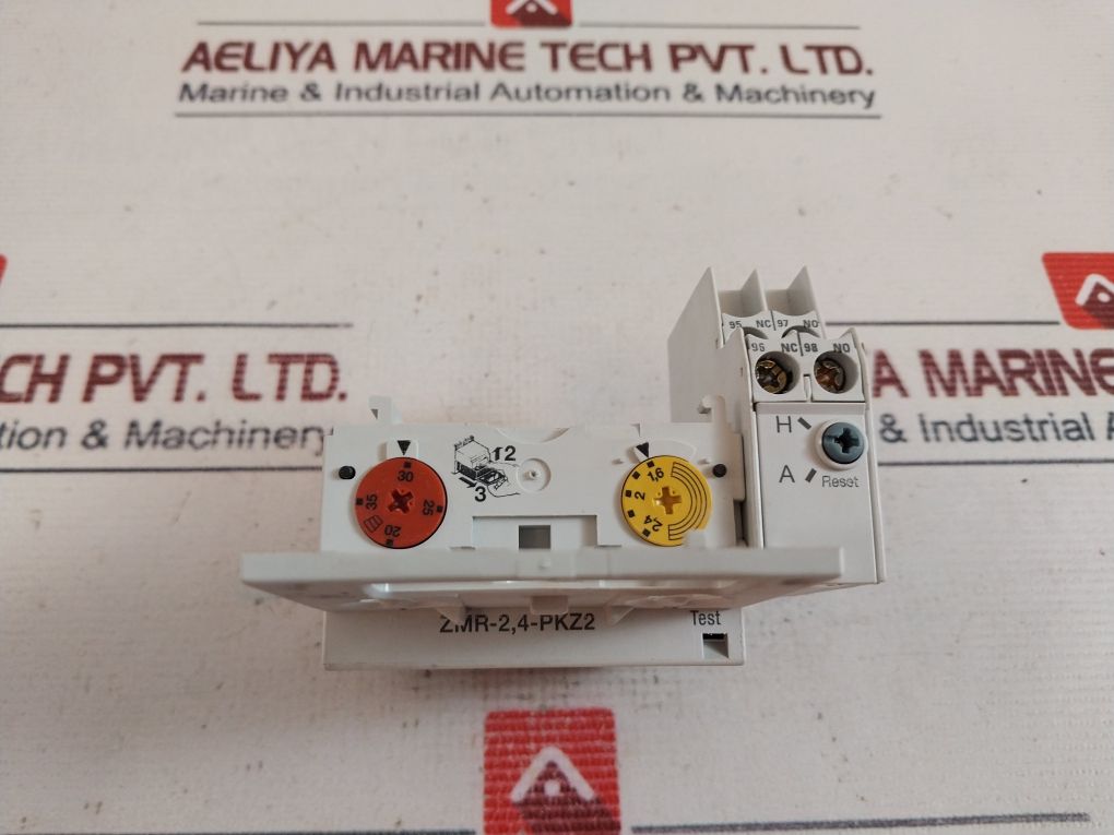 Moeller Zmr-2,4-pkz2 Motor Protective Trip Block With Overload Relay Function