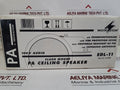 Monacor Edl-11 Flush Mount Pa Ceiling Speaker 10W/1 Kohm