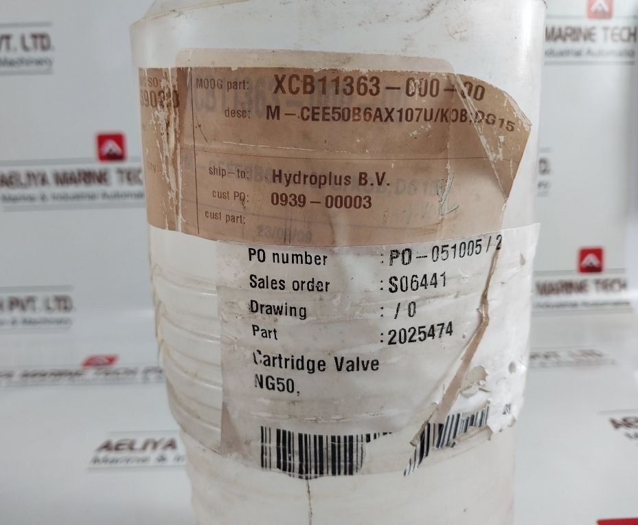 Moog Xcb11363-000-00 Cartridge Valve