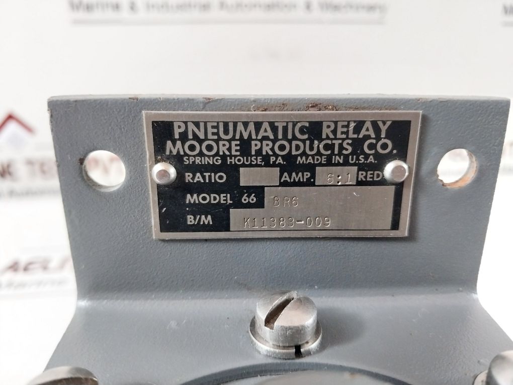 Moore 66Br6 Pneumatic Relay 6:1