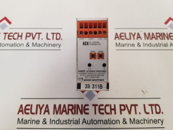 Moore Acx/0-5A/4-20Ma/12-42Dc-fa [Din] Ac Current Transmitter