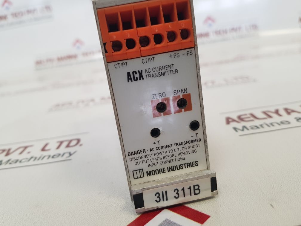 Moore Acx/0-5A/4-20Ma/12-42Dc-fa [Din] Ac Current Transmitter